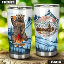 Bear Beer Camping Camfire Tumbler 12 2023 Nearkii