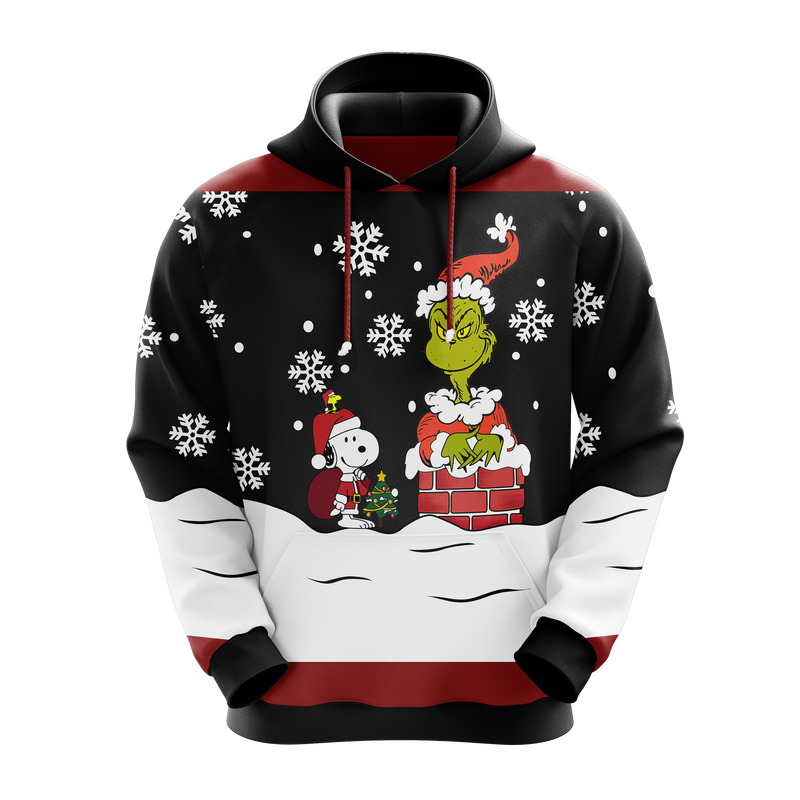 Snoopy And Grinch Christmas Hoodie Amazing Gift Idea Christmas Gift Nearkii