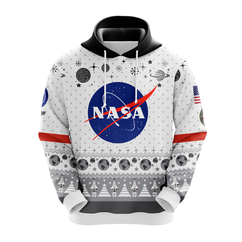 USA NASA Christmas Hoodie Amazing Gift Idea Christmas Gift Nearkii