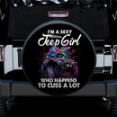 I Am A Sexy Jeep Girl Car Spare Tire Covers Gift For Campers Nearkii