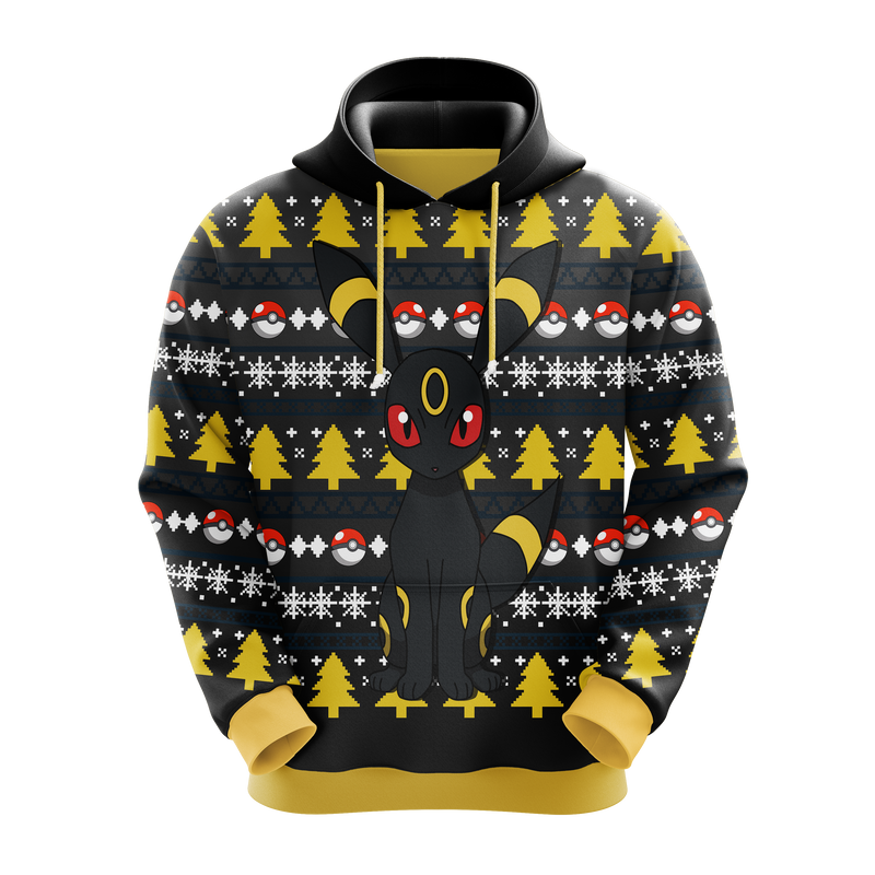 Pokemon Eevee Evolution Umbreon Christmas Hoodie Amazing Gift Idea Christmas Gift Nearkii