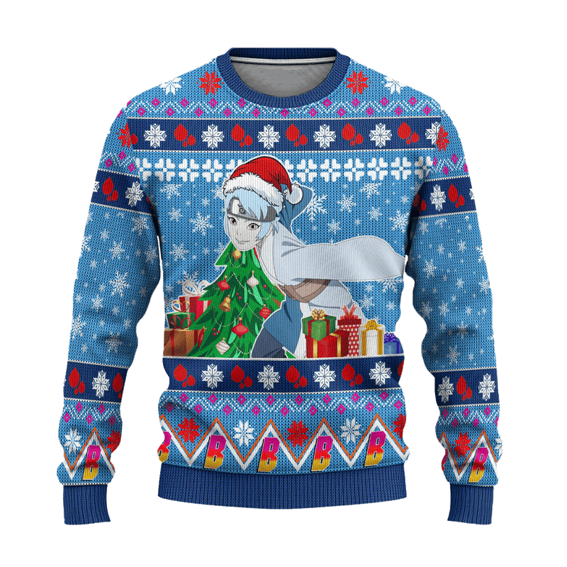 Mitsuki Anime Ugly Christmas Sweater Custom Boruto Xmas Gift Nearkii