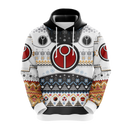 White Warhammer 40K Christmas Hoodie Amazing Gift Idea Christmas Gift Nearkii