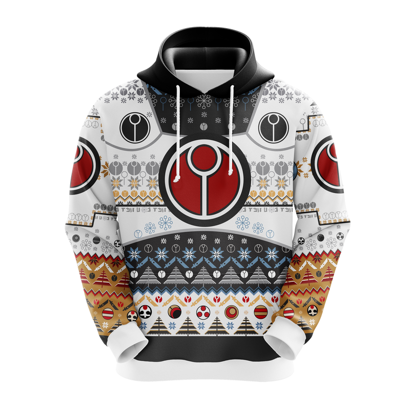 White Warhammer 40K Christmas Hoodie Amazing Gift Idea Christmas Gift Nearkii