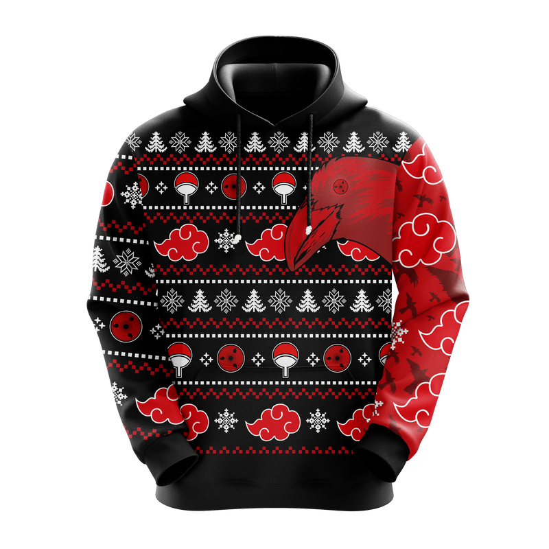 Naruto Itachi Akatsuki Christmas Hoodie Amazing Gift Idea Christmas Gift Nearkii