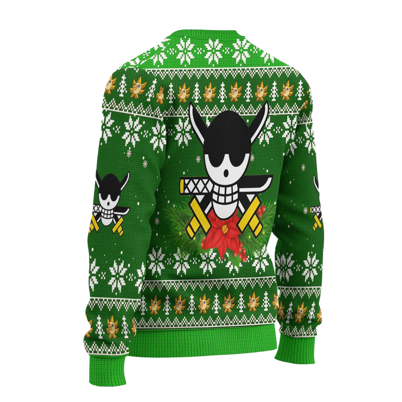 Roronoa Zoro One Piece Anime Ugly Christmas Sweater Xmas Gift Nearkii