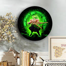 Broly Dragon Ball Super Moonlight Anime Wood Wall Clock Nearkii