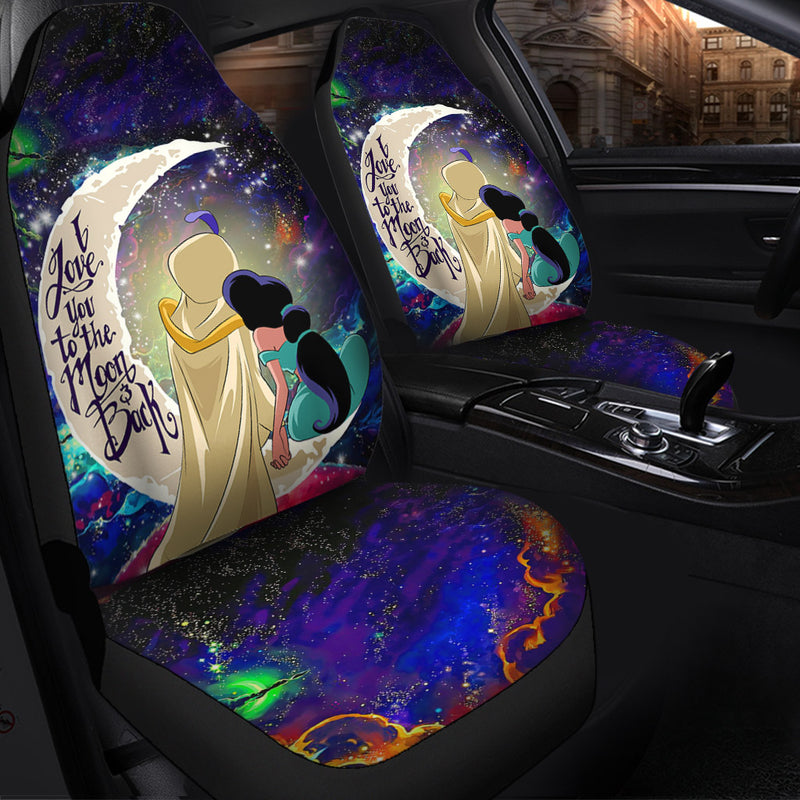Aladin Couple Love You To The Moon Galaxy Car Seat Covers Nearkii