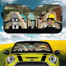 Cartoon Characters Car Auto Sunshades Nearkii