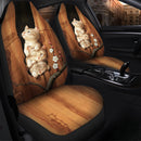 Cute Cats In Tree Car Seat Cover Nearkii