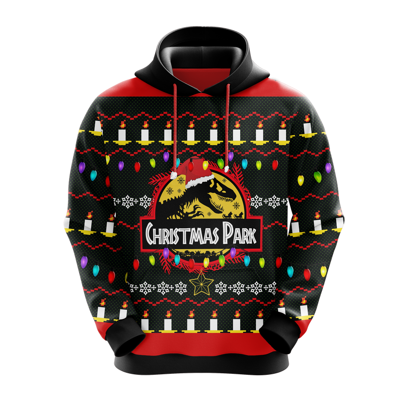 Jurassic Park Trex Christmas Hoodie Amazing Gift Idea Christmas Gift Nearkii