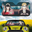 Spy x Family Anime Driving Cute Car Auto Sunshades Nearkii
