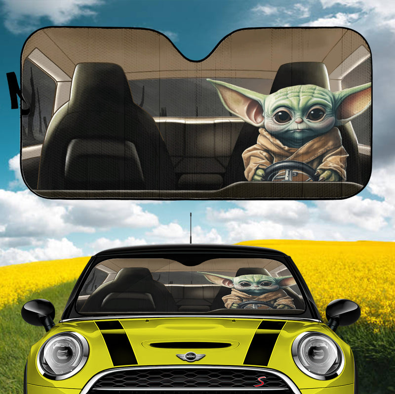 Star Wars Baby Yoda Car Auto Sunshades