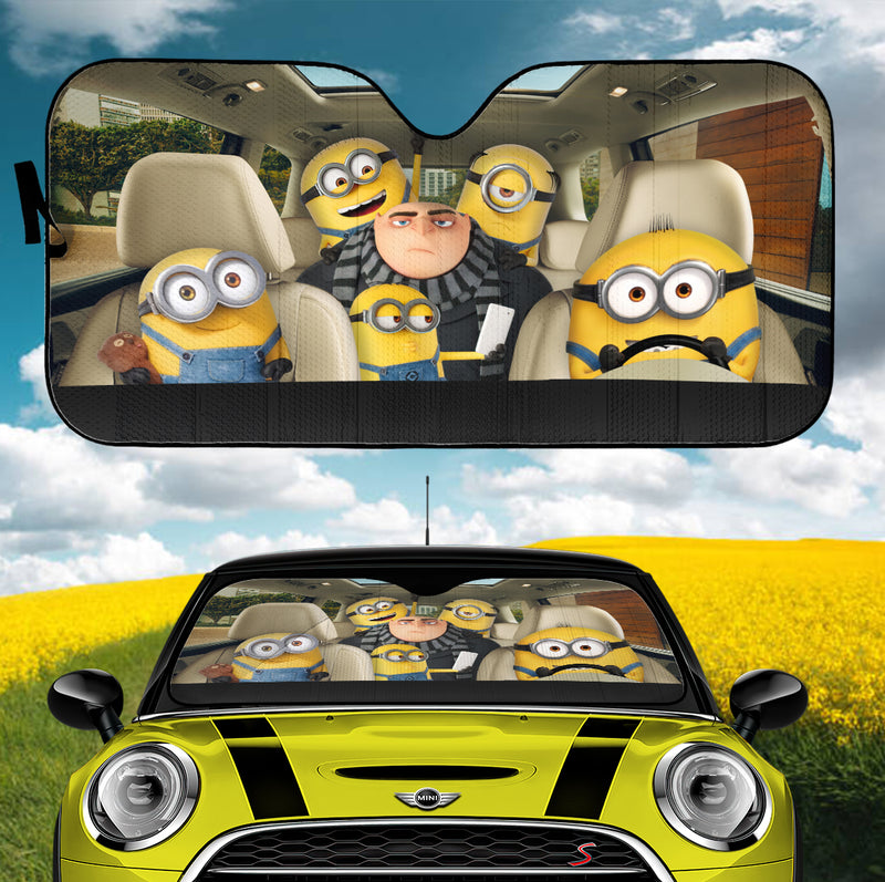 Despicable Me Gru And Minions Car Auto Sunshades Nearkii