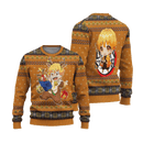 Zenitsu Demon Slayer Anime Ugly Christmas Sweater Xmas Gift Nearkii