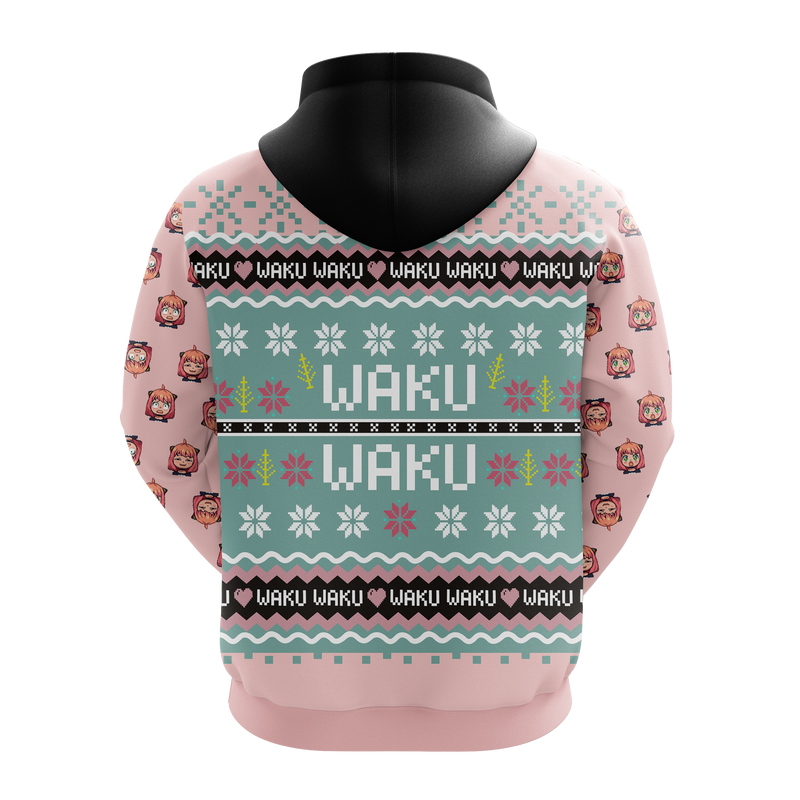 Spy X Family Anya Waku Christmas Hoodie Amazing Gift Idea Christmas Gift Nearkii