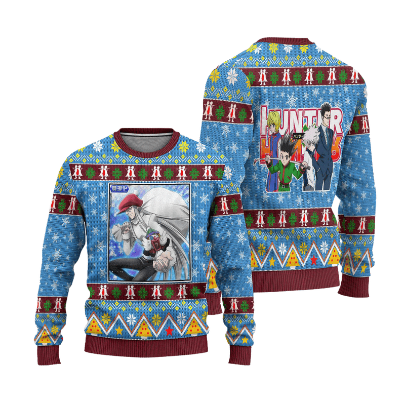 Kite Anime Ugly Christmas Sweater Hunter x Hunter Xmas Gift Nearkii