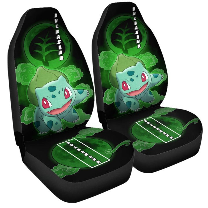 Custom Pokemon Bulbasaur Anime Car Seat Covers Nearkii