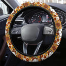 Hippie Flowers Car Steering Wheel Cover Nearkii