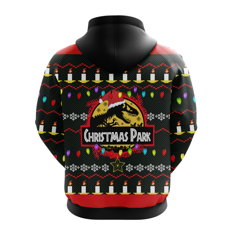 Jurassic Park Trex Christmas Hoodie Amazing Gift Idea Christmas Gift Nearkii