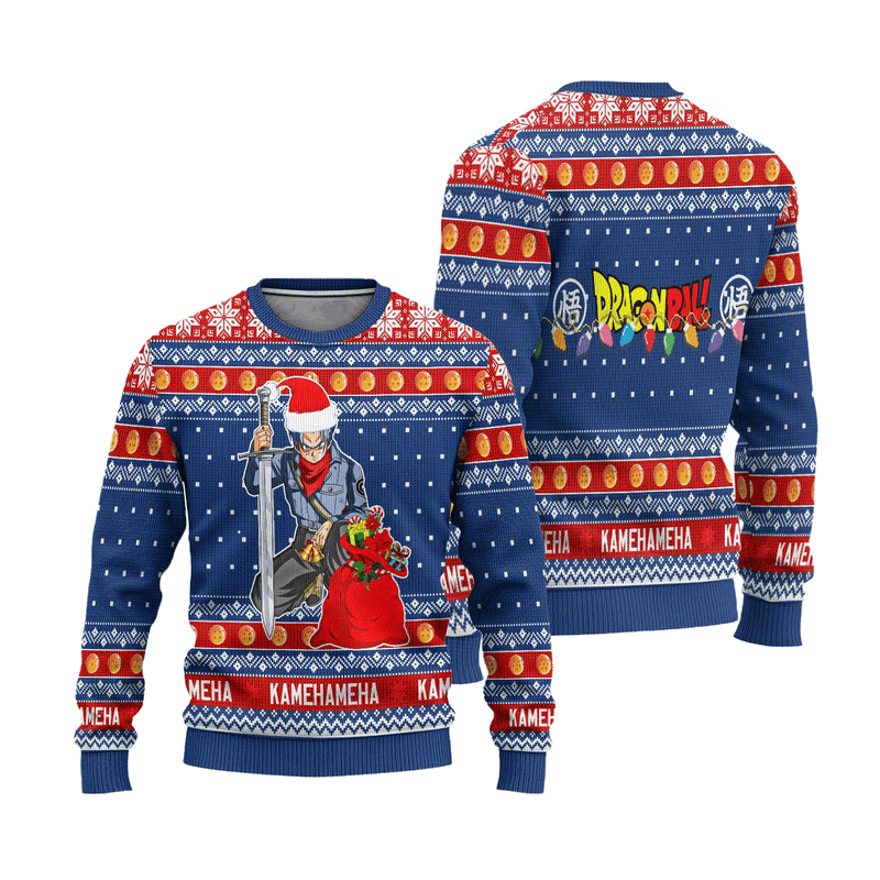 Future Trunks Dragon Ball Anime Ugly Christmas Sweater Xmas Gift Nearkii