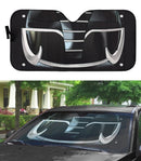 Mighty Morphin Black Power Ranger Helmet Custom Car Auto Sun Shades Windshield Accessories Decor Gift Nearkii