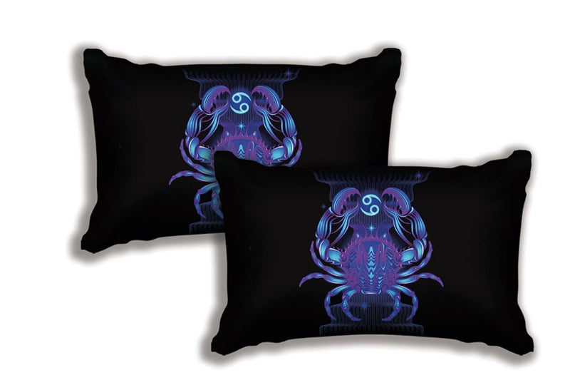 Cancer 12 Zodiac Bedding Set Duvet Cover And 2 Pillowcases Nearkii