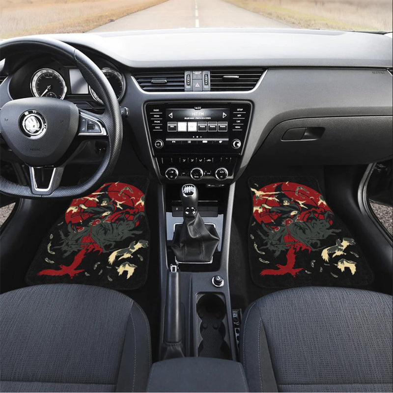 Akatsuki Itachi Mangekyou Sharingans Car Floor Mats Car Accessories Nearkii