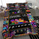 Among Us Friends Bedding Set Duvet Cover And 2 Pillowcases Nearkii