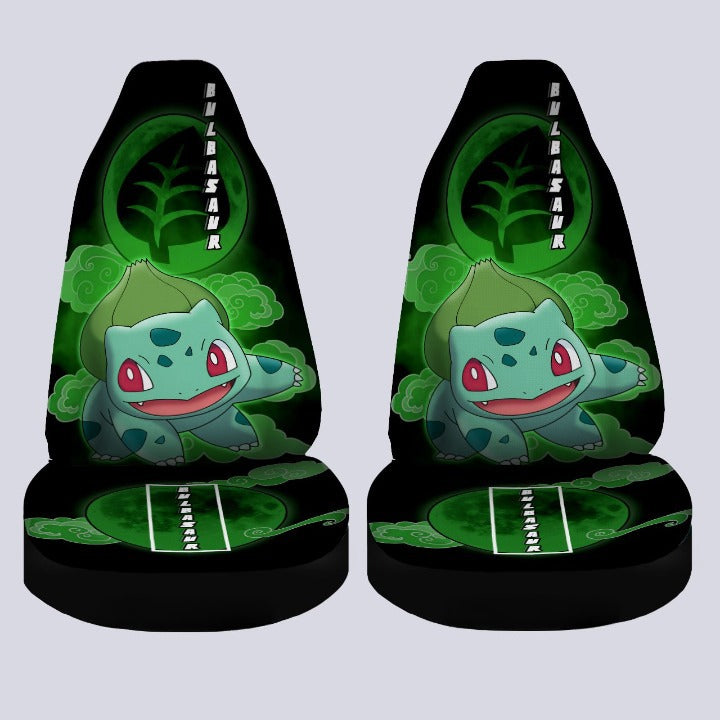 Custom Pokemon Bulbasaur Anime Car Seat Covers Nearkii