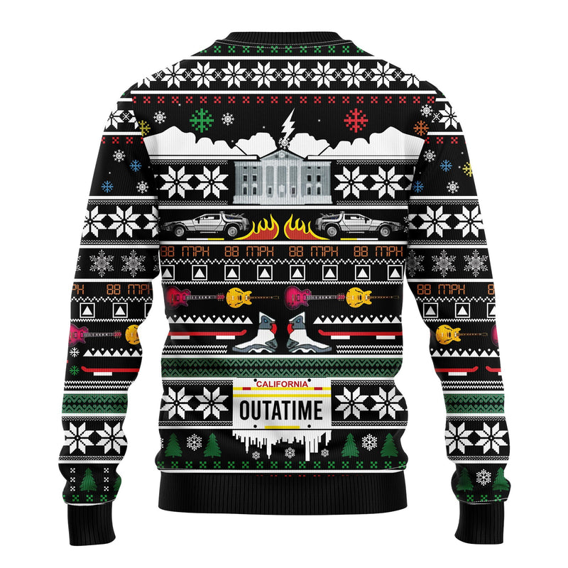 Outatime Ugly Christmas Sweater Amazing Gift Idea Thanksgiving Gift Nearkii