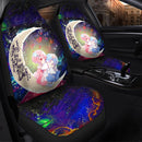 Ram And Rem Rezero Love You To The Moon Galaxy Car Seat Covers