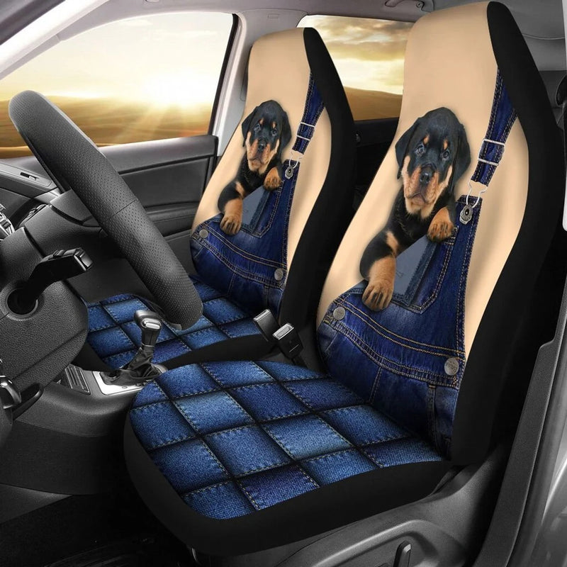 Rottweiler Cute Custom Car Seat Covers Nearkii