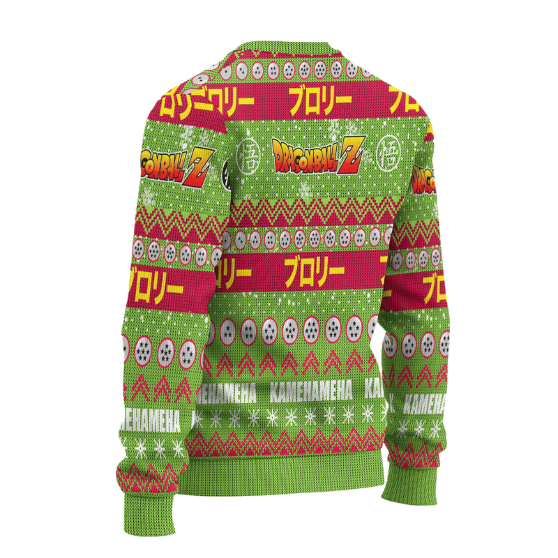 Broly Anime Ugly Christmas Sweater Dragon Ball Z Xmas Gift Nearkii