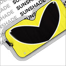 Power Rangers Dino Thunder Yellow Ranger Helmet Custom Car Auto Sunshade Windshield Accessories Decor Gift Nearkii