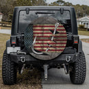 Fishing Hook, American Flag Car Spare Tire Cover Gift For Campers Nearkii