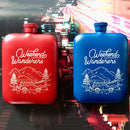 Combo Red And Blue Weekend Camping Hip Flask Nearkii