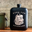 Black Adventure Hip Flask Nearkii