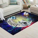Elephant Love You To The Moon Galaxy Carpet Rug Home Room Decor Nearkii