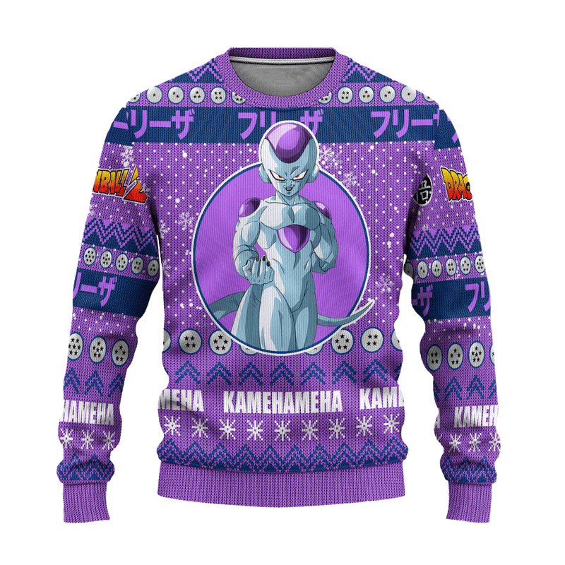 Frieza Anime Ugly Christmas Sweater Dragon Ball Z Xmas Gift Nearkii