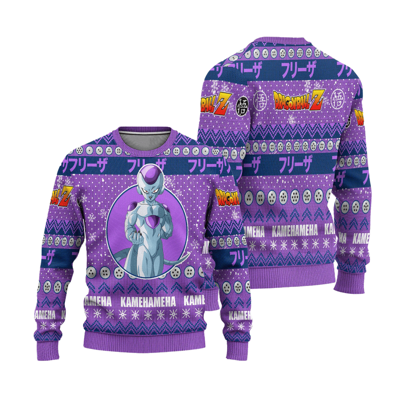 Frieza Anime Ugly Christmas Sweater Dragon Ball Z Xmas Gift Nearkii