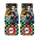 Demon Slayers Car Floor Mats Tanjiro Kamado Anime Car Accessories Nearkii