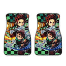Demon Slayers Car Floor Mats Tanjiro Kamado Anime Car Accessories Nearkii
