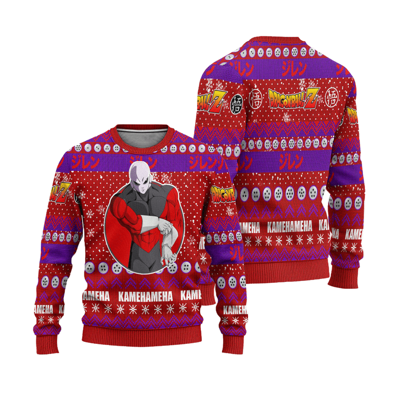 Jiren Anime Ugly Christmas Sweater Dragon Ball Z Xmas Gift Nearkii