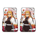 Senjuro Rengoku Car Floor Mats Custom Demon Slayer Anime Car Accessories Nearkii