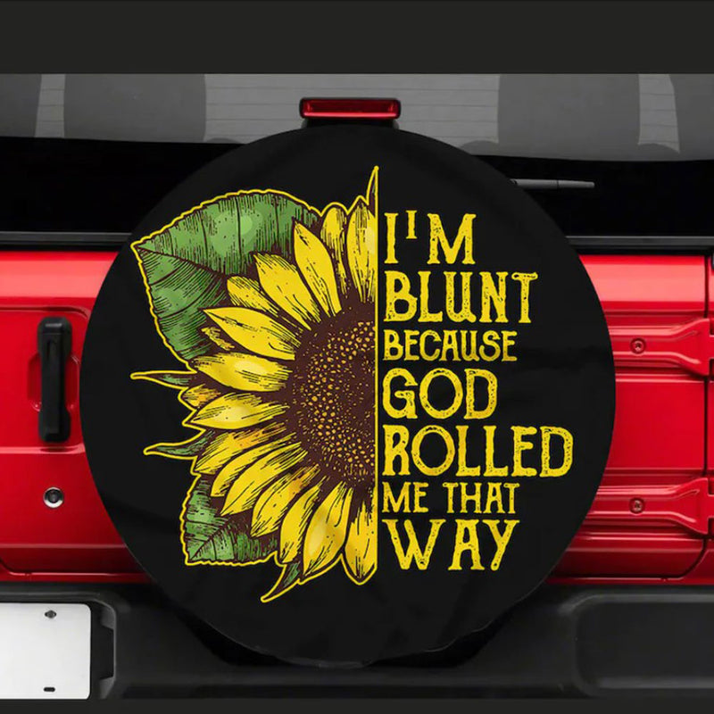 I'm Blunt Car Spare Tire Cover Gift For Campers Nearkii