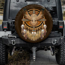 Native Owl, Native American Camping Car Spare Tire Cover Gift For Campers Nearkii