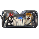 Shiba Inu Dogs Custom Car Auto Sun Shades Windshield Accessories Decor Gift Nearkii
