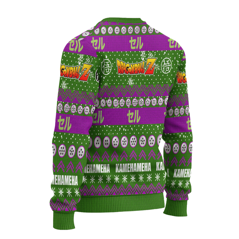 Cell Anime Ugly Christmas Sweater Dragon Ball Z Xmas Gift Nearkii