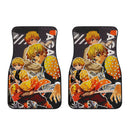Demon Slayers Car Floor Mats Zenitsu Agatsuma Anime Car Accessories Nearkii